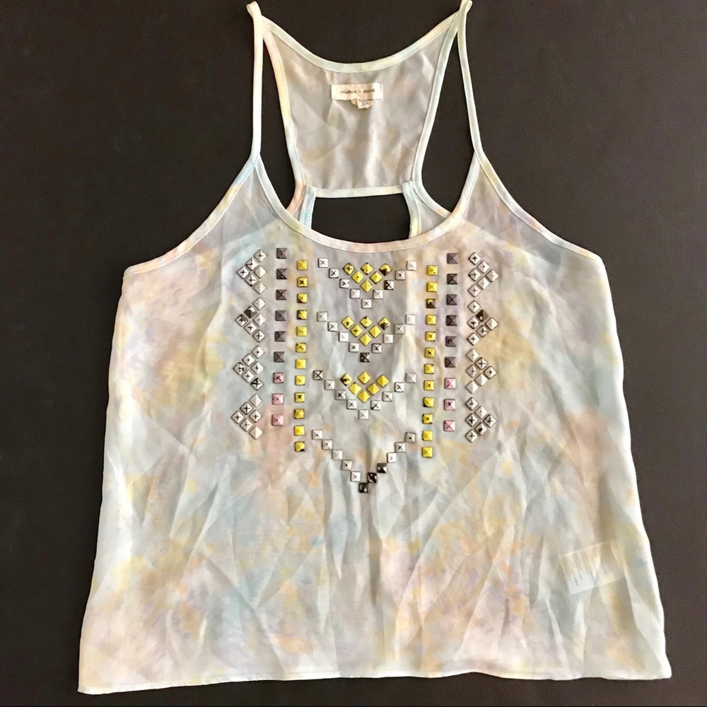 Silence + Noise Studded Tank Top